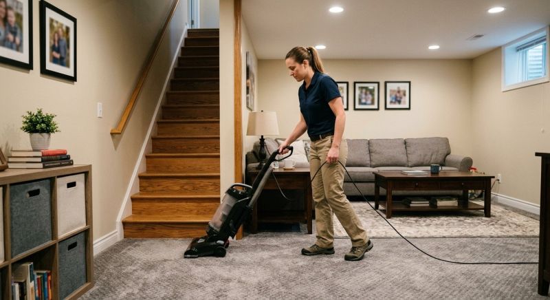 Basement Vacuuming in Bellevue, WA
