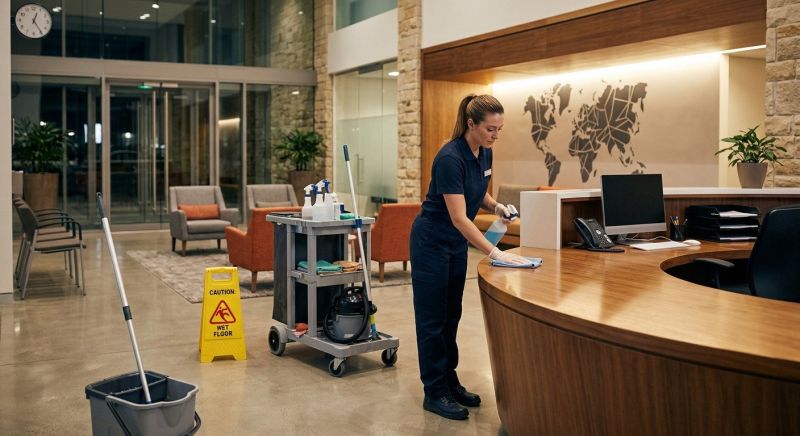 Lobby Cleaning in Frisco, TX