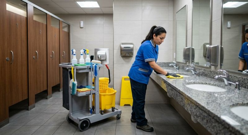 Office Bathroom Cleaning in Denton, TX