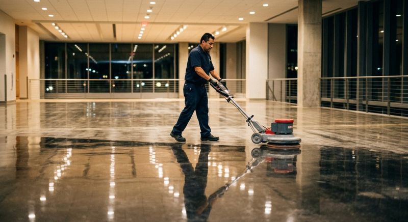 Commercial Floor Shining in Los Angeles County, CA