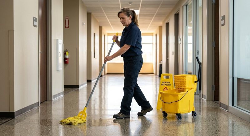 Commercial Kitchen Mopping in Shreveport, LA