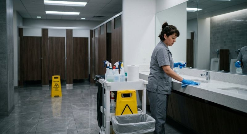 Commercial Restroom Cleaning in Denton, TX