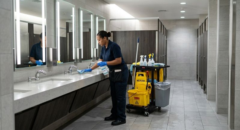 Restroom Cleaning in Frisco, TX